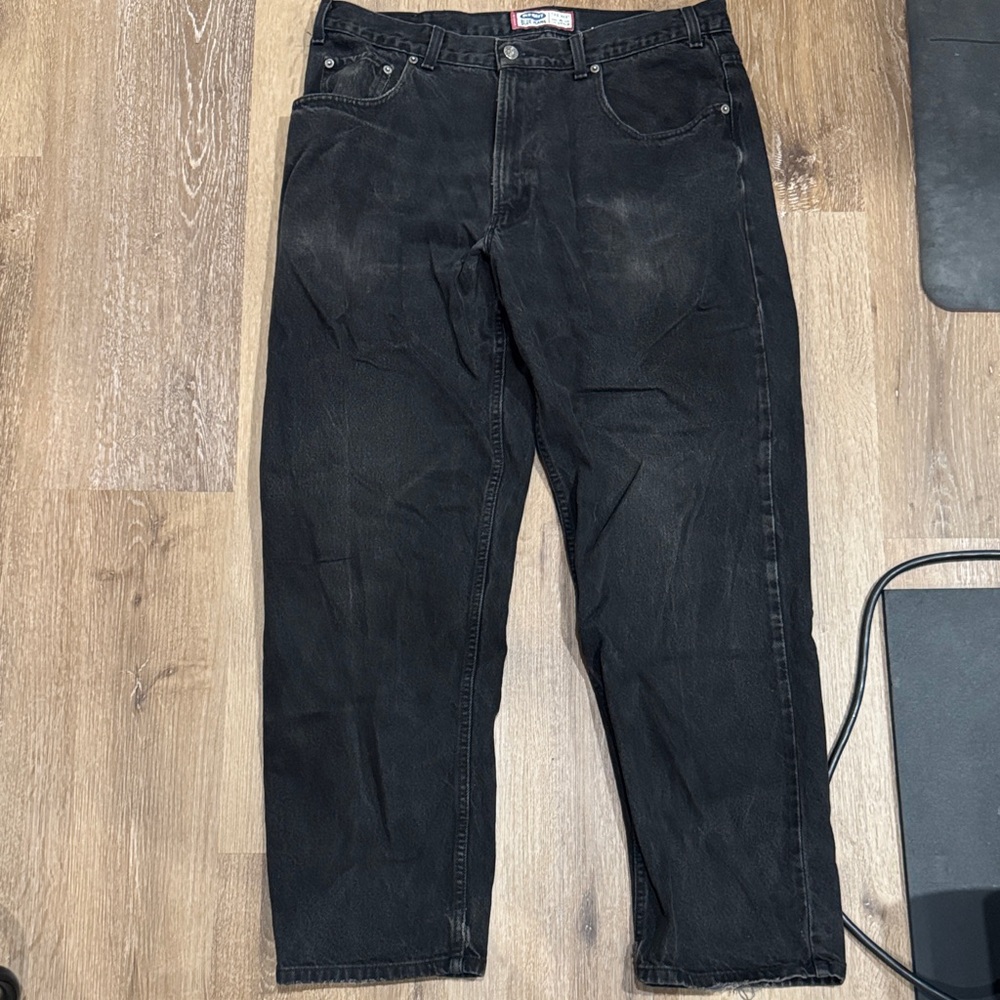 Old Navy Men's Relaxed Black Jeans